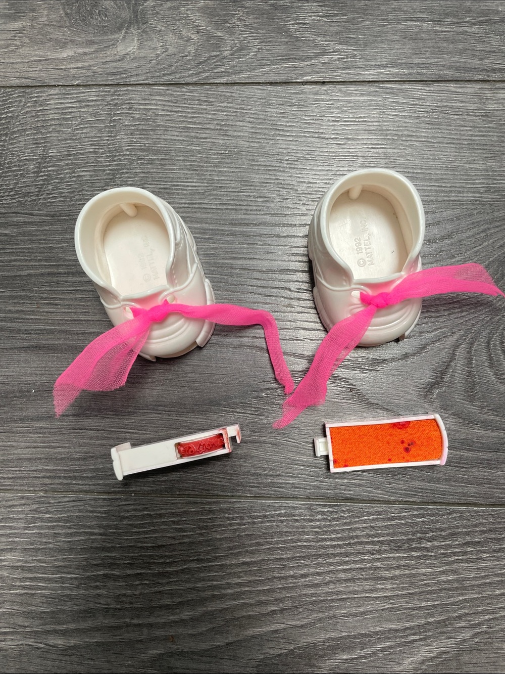 Vintage 1992 Mattel RARE Sally Secrets Doll stamp roller shoes